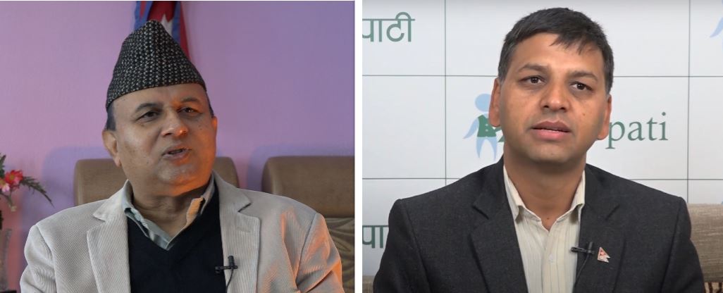 शंकर पोखरेल र विष्णु रिजाल। फाइल तस्बिर।